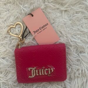 Juicy Couture Card Holder with Heart Charm